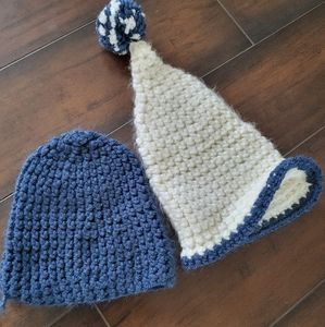 ✨️Bundle 2 Hand Knit Newborn Hats